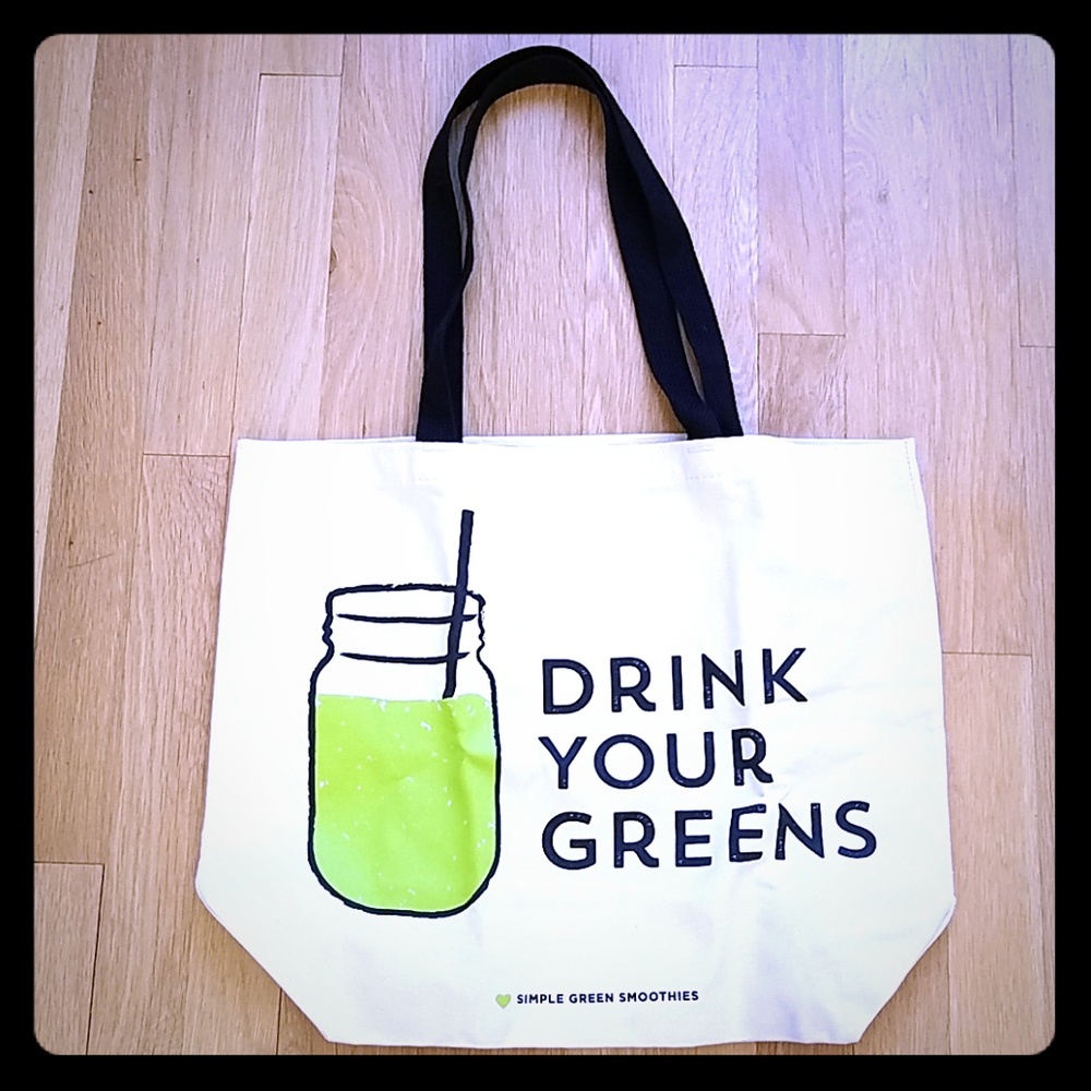 New Drink Your Greens Tote Bag